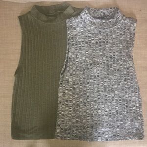 2-for-1 AE knit tanks